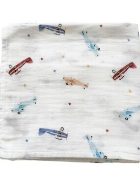 NEW Bamboo Vintage Plane Thin Blanket